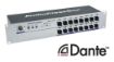 Picture of Active AudioPressBox and drive unit in rack, Dante