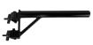 Picture of 0.5m Boom Arm Pole with Double Pipe Clamp (black)