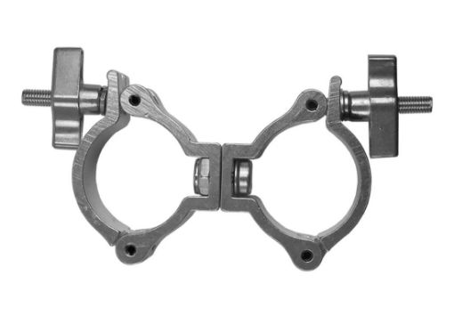 Picture of Double Swivel Pipe Clamp (Suits 46-51mm) - Silver