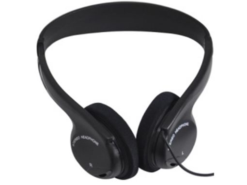 Picture of Stereo headset. Black, Over head style