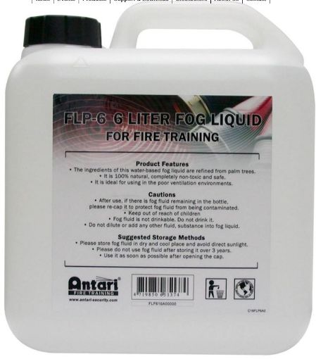 Picture of 6lt bottle Fire Training fog fluid