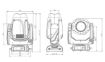 Picture of Moving Head Hybrid 300w (4-48°, CMY on 3 CW)