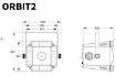 Picture of 3 in 1 effect light: 24 x 0.2W White, 2x 12W RGB LED