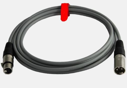 Picture of DMX 3pin cable XLRF to XLRM - 3 metre, 1 pair