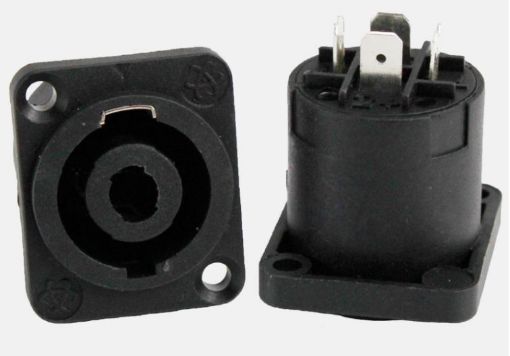 Picture of 4P Female Speakon Connector - chassis mount