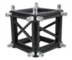 Picture of 290mm box truss cube - half spigots on 3 sides, Blk