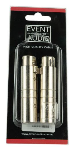 Picture of Pair of XLR 5 pin male to 3 pin female adaptors