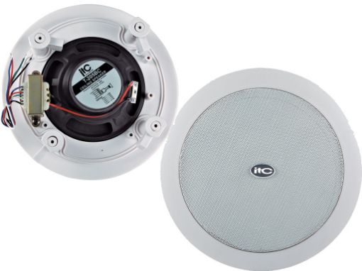 Picture of 6" 10w Ceiling speaker, 1.25-2.5-5-10W /100v.